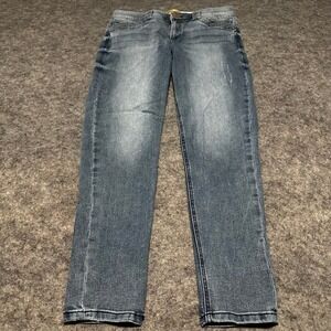 Democracy Ab Technology Womens Jeans Size 10 Blue Denim Mid Rise